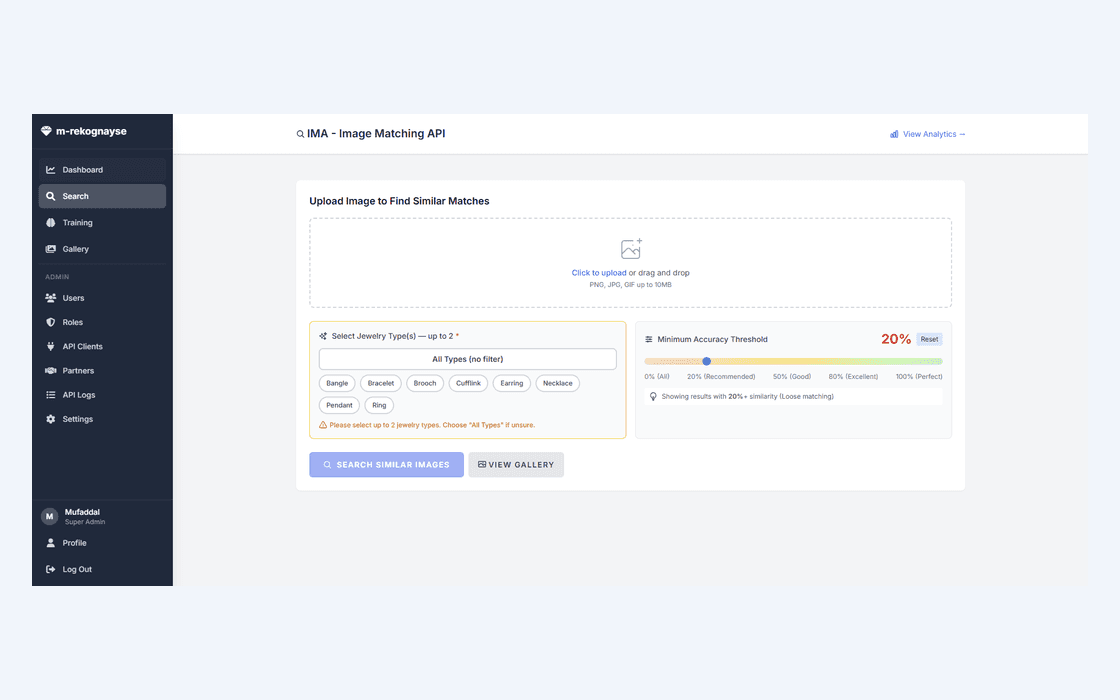 Image Matching API